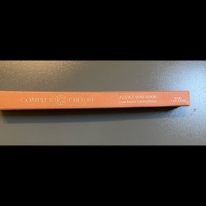 Complex Culture Dual Ended Eyeliner Pencil Matte Black and Metallic Charcoal.